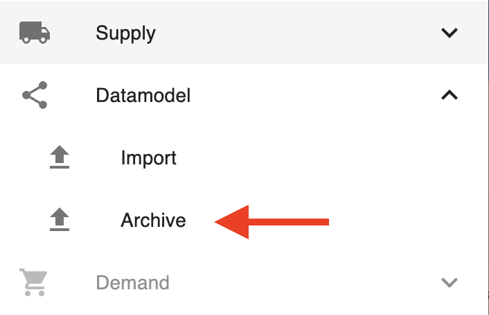 Datamodel archive