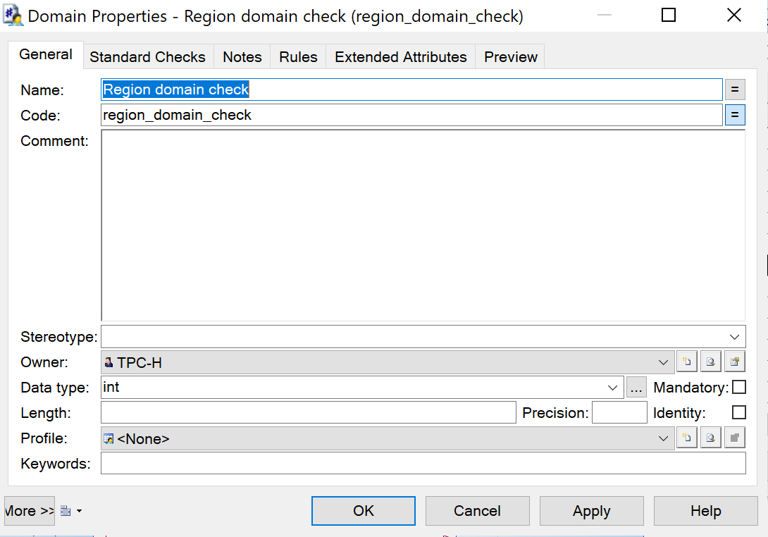 Domain properties