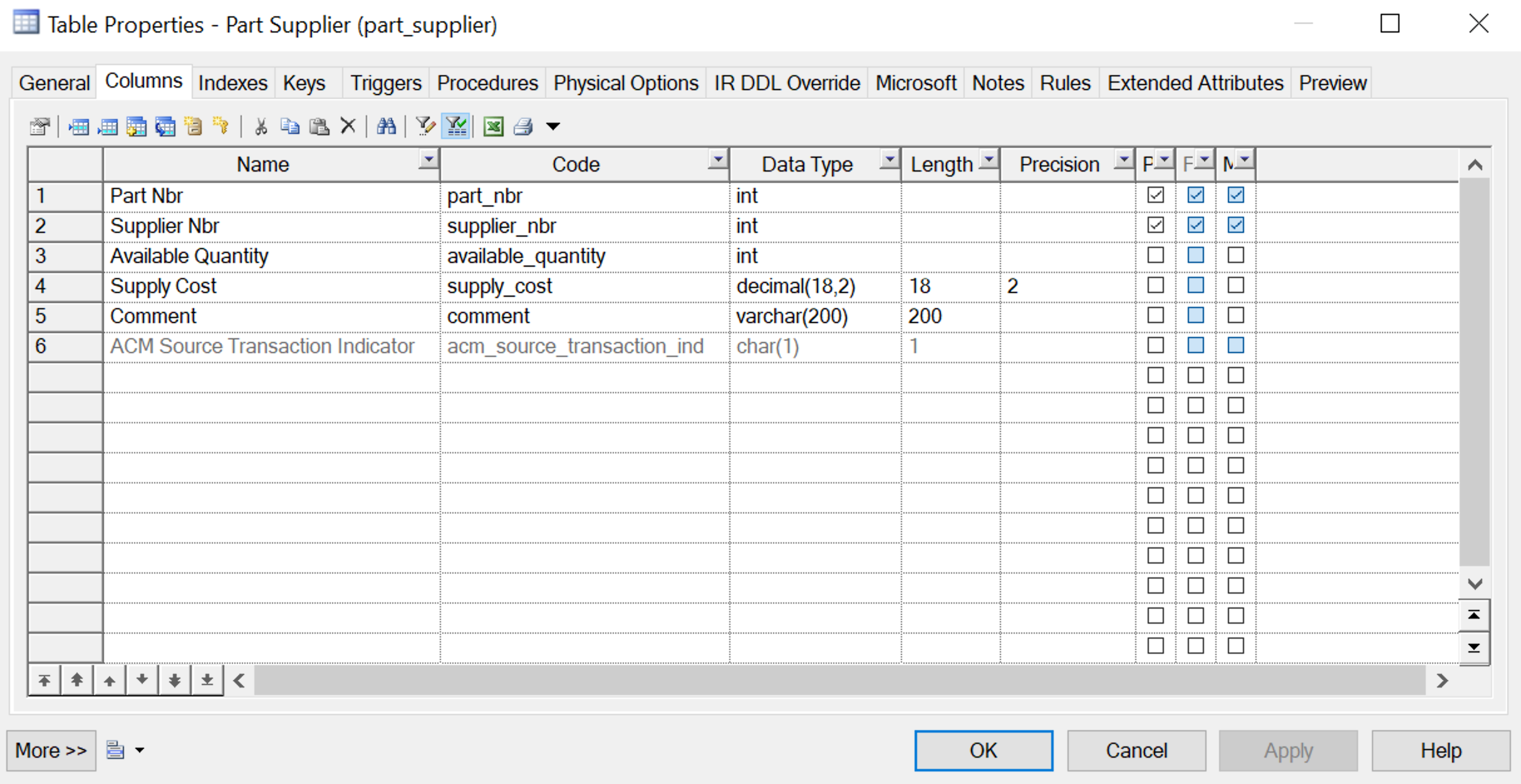 Add a composite primary key