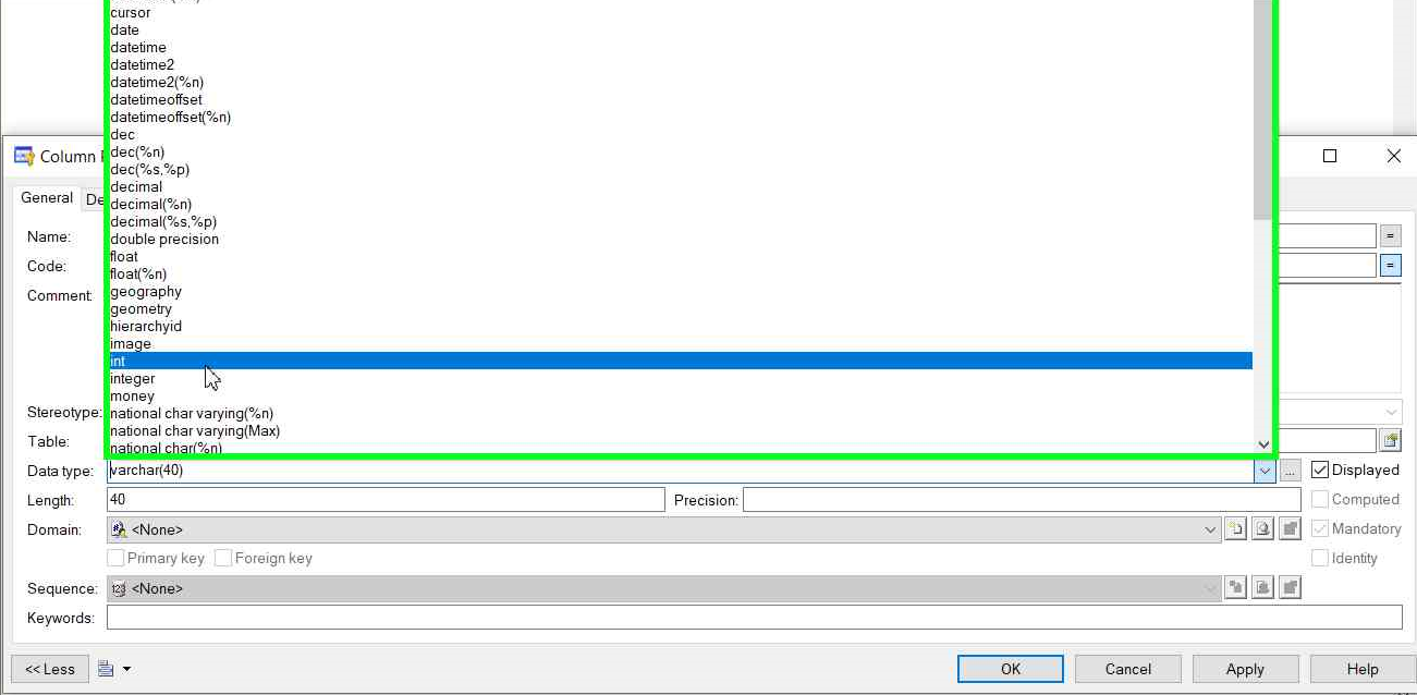 Define datatype