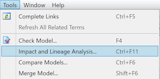 Impact and Lineage Analysis