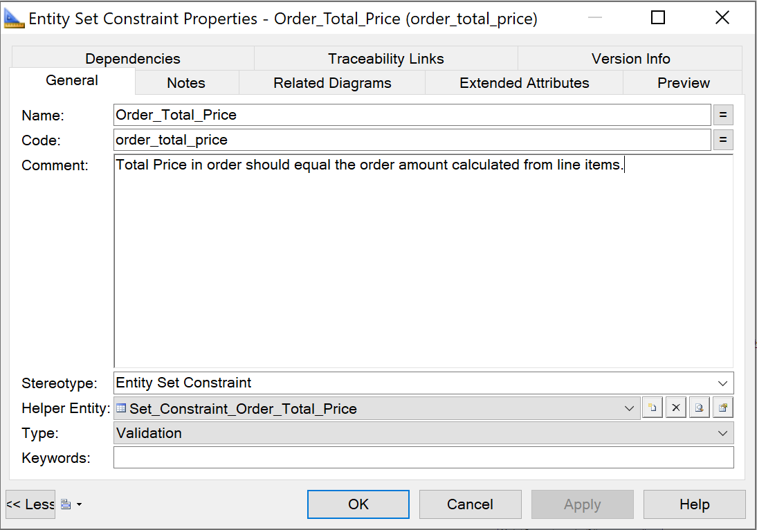 Step 2: Create an entity set constraint