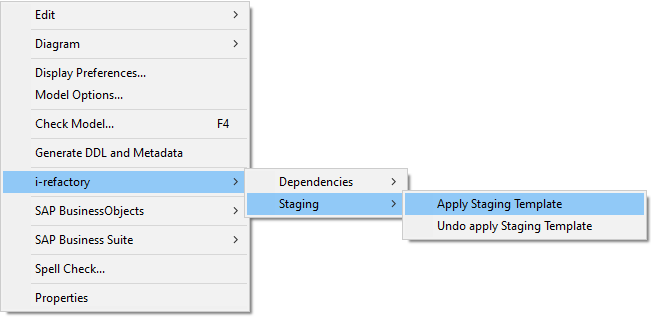 Apply Staging Template