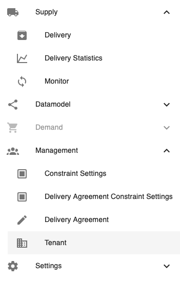 manage tenant